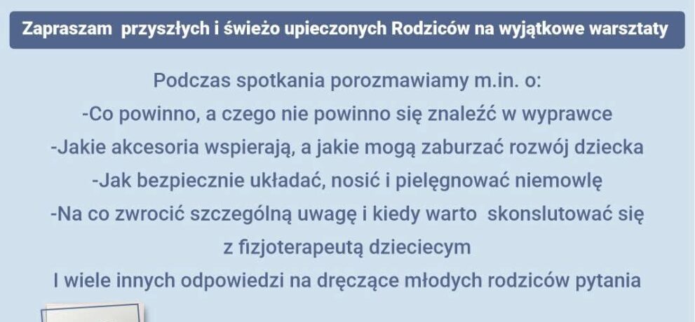 Warsztaty dla przyszłych rodziców